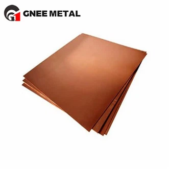 Металлическая красная медная пластина C15715